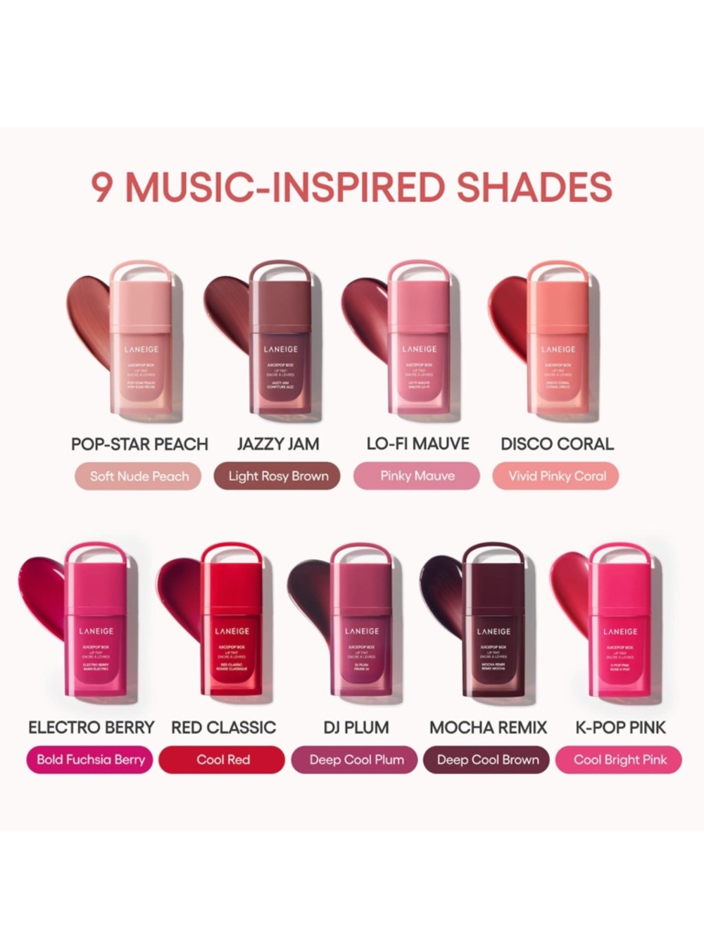 LANEIGE Pink Berry Lip Sleeping Masks & Juicepop Box Lip Tint- Jazzy Jam - Picture 8 of 12